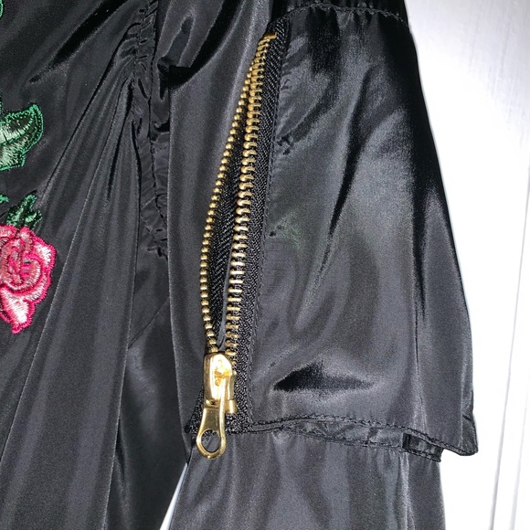 Embroidered Bomber Jacket - Picture 3 of 3